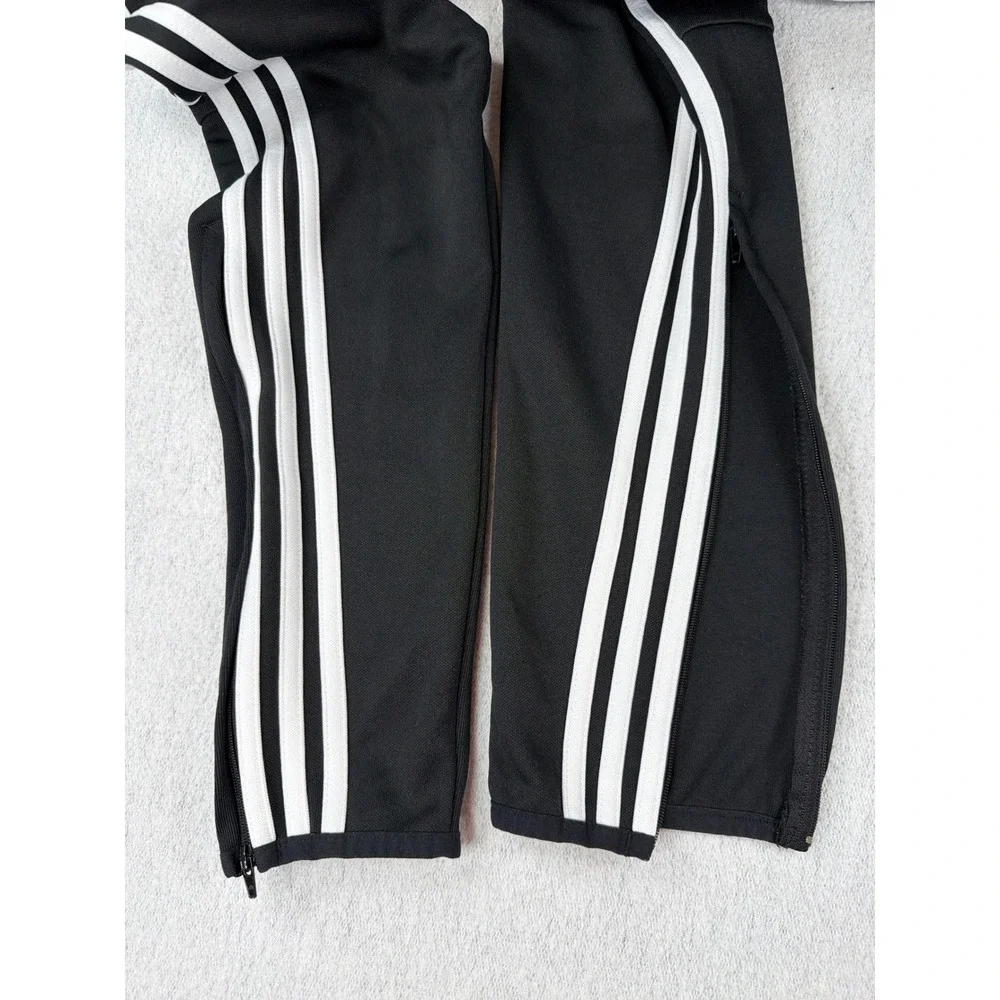Adidas Mens Climacool Soccer Training Pants Black White Stripes APU008 Size S